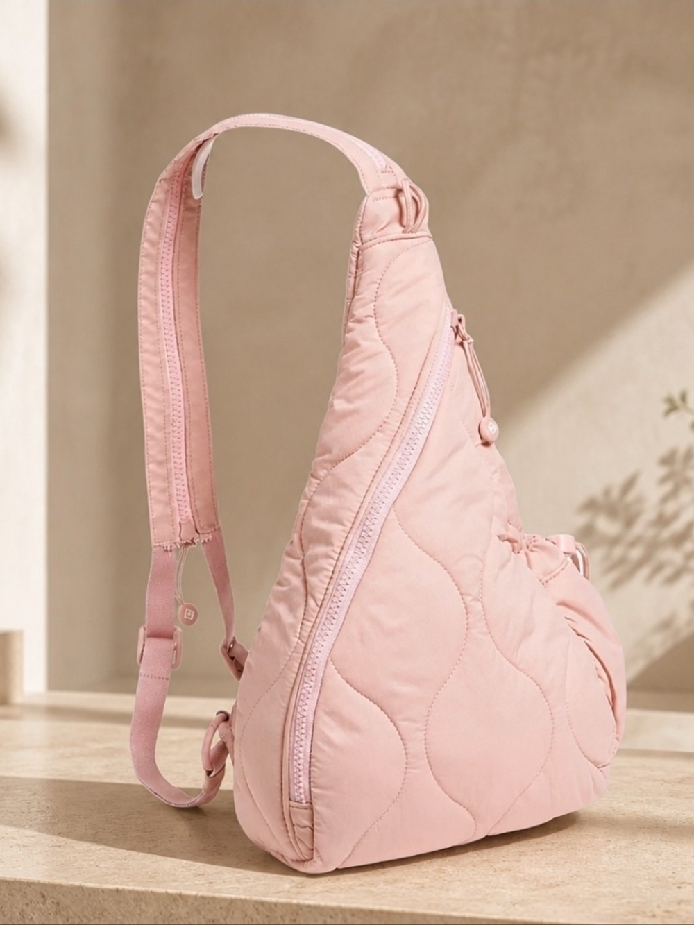 Vera Bradley Featherweight Sling Backpack Rose Quartz